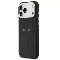   Guess PU Saffiano Apple iPhone 17 Pro Max MagSafe hátlap tok, fekete