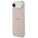 Guess PU Saffiano Apple iPhone Air (2025) MagSafe hátlap tok, rózsaszín