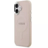   Guess PU Saffiano Apple iPhone 17 MagSafe hátlap tok, rózsaszín