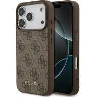 Guess 4G Classic Apple iPhone 17 Pro Max hátlap tok, barna