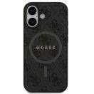 Guess 4G Ring Classic Logo Apple iPhone 17 MagSafe hátlap tok, fekete