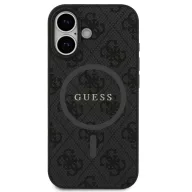   Guess 4G Ring Classic Logo Apple iPhone 17 MagSafe hátlap tok, fekete