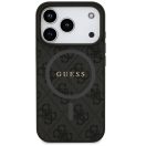 Guess 4G Ring Classic Logo Apple iPhone 17 Pro Max MagSafe hátlap tok, fekete