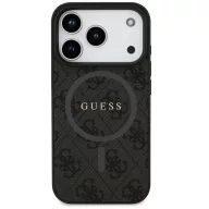   Guess 4G Ring Classic Logo Apple iPhone 17 Pro Max MagSafe hátlap tok, fekete