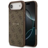   Guess 4G Ring Classic Logo Apple iPhone Air (2025) MagSafe hátlap tok, barna
