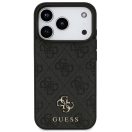 Guess 4G Small Classic Logo Apple iPhone 17 Pro Max MagSafe hátlap tok, fekete