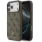 Guess 4G Small Classic Logo Apple iPhone 17 Pro MagSafe hátlap tok, barna