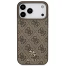 Guess 4G Small Classic Logo Apple iPhone 17 Pro MagSafe hátlap tok, barna