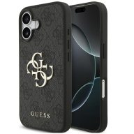 Guess 4G Big Logo Apple iPhone 17 hátlap tok, fekete