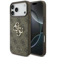 Guess 4G Big Logo Apple iPhone 17 Pro Max hátlap tok, barna