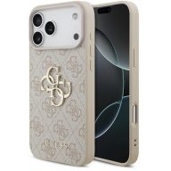   Guess 4G Big Logo Apple iPhone 17 Pro hátlap tok, rózsaszín