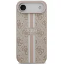 Guess 4G Printed Stripes Apple iPhone Air (2025) MagSafe hátlap tok, rózsaszín