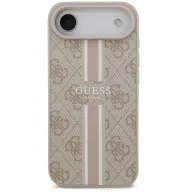   Guess 4G Printed Stripes Apple iPhone Air (2025) MagSafe hátlap tok, rózsaszín