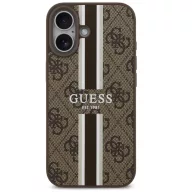   Guess 4G Printed Stripes Apple iPhone 17 MagSafe hátlap tok, barna