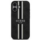 Guess 4G Printed Stripes Apple iPhone 17 MagSafe hátlap tok, fekete