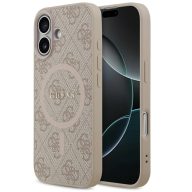   Guess 4G Ring Classic Logo Apple iPhone 17 MagSafe hátlap tok, rózsaszín