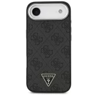   Guess 4G Triangle Logo Apple iPhone Air (2025) MagSafe hátlap tok, fekete-ezüst