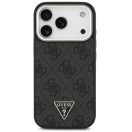 Guess 4G Triangle Logo Apple iPhone 17 Pro Max MagSafe hátlap tok, fekete-ezüst