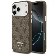   Guess 4G Triangle Logo Apple iPhone 17 Pro MagSafe hátlap tok, barna