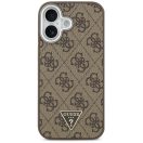 Guess 4G Triangle Logo Apple iPhone 17 MagSafe hátlap tok, barna