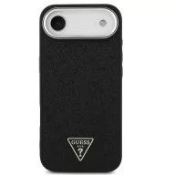   Guess Glitter Triangle Logo Apple iPhone Air (2025) MagSafe hátlap tok, fekete-ezüst