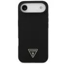 Guess Silicone Triangle Logo Apple iPhone Air (2025) MagSafe hátlap tok, fekete