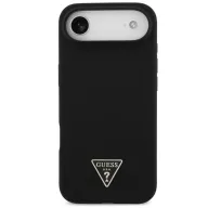   Guess Silicone Triangle Logo Apple iPhone Air (2025) MagSafe hátlap tok, fekete
