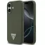 Guess Silicone Triangle Logo Apple iPhone 17 MagSafe hátlap tok, zöld (khaki)