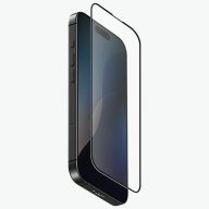   Uniq Optix Matte Apple iPhone 16 Pro Max / 17 Pro Max tempered glass kijelzővédő fólia felhelyező kerettel, fekete