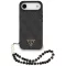 Guess 4G Strap Triangle Logo Apple iPhone Air (2025) MagSafe hátlap tok karpánttal, fekete-arany