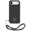 Guess 4G Strap Triangle Logo Apple iPhone Air (2025) MagSafe hátlap tok karpánttal, fekete-arany