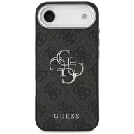   Guess 4G Big 4G Classic Logo Apple iPhone Air (2025) hátlap tok, fekete-ezüst
