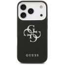 Guess Big 4G Classic Logo Apple iPhone 17 Pro Max hátlap tok, fekete-ezüst