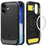   Spigen Rugged Armor MagFit Apple iPhone 17 tok, MagSafe, Matte Black, fekete
