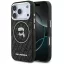 Karl Lagerfeld IML Karl Head Logo iPhone 17 Pro MagSafe kompatibilis hátlap tok, fekete