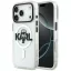 Karl Lagerfeld IML Karl Sketch Logo iPhone 17 Pro Max MagSafe kompatibilis hátlap tok, átlátszó