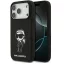 Karl Lagerfeld Silicone Karl Sketch & Logo iPhone 17 Pro MagSafe kompatibilis hátlap tok, fekete