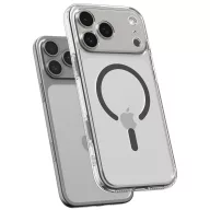   Spigen Ultra Hybrid Magfit Apple iPhone 17 Pro Max tok, MagSafe, Clear Graphite, szürke