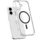 Spigen Ultra Hybrid Magfit Apple iPhone 17 tok, MagSafe, Clear Graphite, szürke