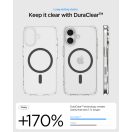 Spigen Ultra Hybrid Magfit Apple iPhone 17 tok, MagSafe, Clear Graphite, szürke