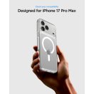 Spigen Ultra Hybrid Magfit Apple iPhone 17 Pro tok, MagSafe, Clear White, fehér