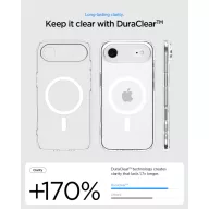   Spigen Ultra Hybrid Magfit Apple iPhone Air (2025) tok, MagSafe, Clear White, fehér