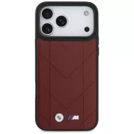   BMW M Quilted Logo Apple iPhone 17 Pro Max MagSafe hátlap tok, piros