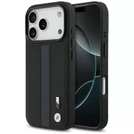   BMW M Perforated Stripe Logo Apple iPhone 17 Pro MagSafe hátlap tok, kék