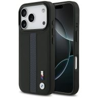   BMW M Perforated Stripe Logo Apple iPhone 17 Pro Max MagSafe hátlap tok, kék
