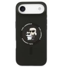 Karl Lagerfeld Silicone Karl&Choupette Ring Apple iPhone Air (2025) MagSafe kompatibilis hátlap tok, fehér