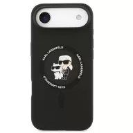   Karl Lagerfeld Silicone Karl&Choupette Ring Apple iPhone Air (2025) MagSafe kompatibilis hátlap tok, fehér