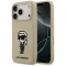 Karl Lagerfeld Silicone Karl Sketch & Logo iPhone 17 Pro MagSafe kompatibilis hátlap tok, barna