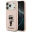 Karl Lagerfeld Silicone Karl Sketch & Logo iPhone 17 Pro MagSafe kompatibilis hátlap tok, rózsaszín