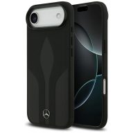   Mercedes Leather The Move Apple iPhone Air (2025) MagSafe hátlap tok, fekete